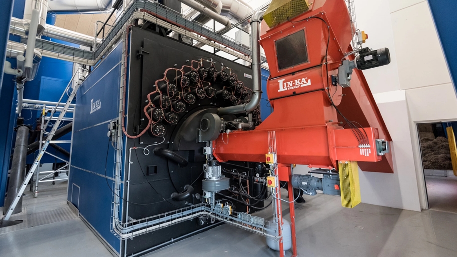 ALTHERM LINKA önadagolós automata biomassza hőközpont gőzkazán